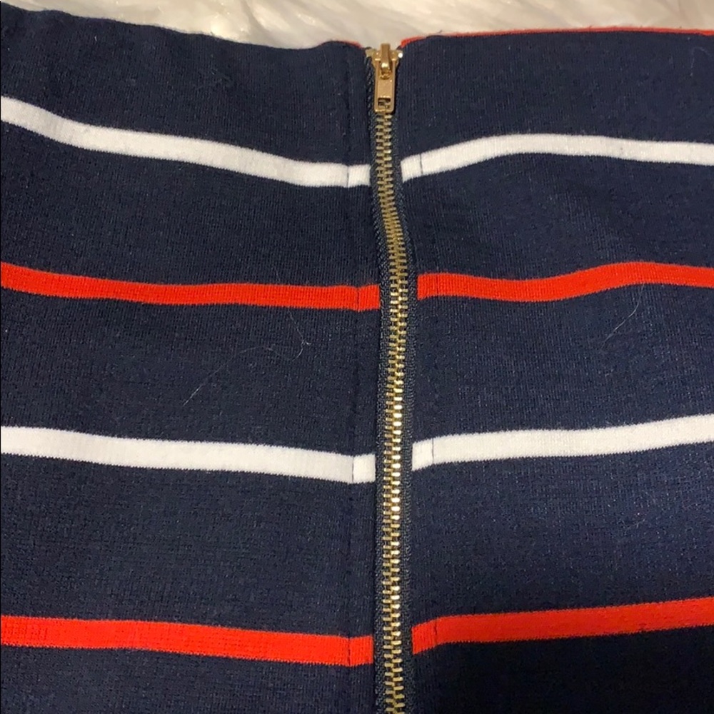 Striped Pencil Skirt w Slit ☺️ - Picture 3 of 7